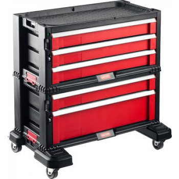 Тележка с пятью выдвижными полками 22" KETER DRAWER 2+3 38380-5 ЗУБР