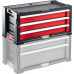 Ящик с тремя выдвижными полками 22" KETER DRAWER-3 38381-3 ЗУБР