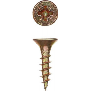 Шурупы по дереву, крестообразный шлиц PZ, желтопассивированные, 4-300391-50-020 ЗУБР