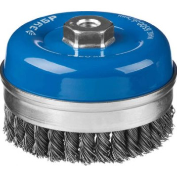ZU-35271-120_z02 Щетка чашечная для УШМ Ø 120 мм, проволока 0,8 мм Профессионал ЗУБР 35271-120_z02 ZU-35271-120_z02 Щетка чашечная для УШМ Ø 120 мм, проволока 0,8 мм Профессионал ЗУБР 35271-120_z02