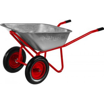 Тачка строительная двухколесная Т-22 110 л, 200 кг 39950 ЗУБР Тачка строительная двухколесная Т-22 110 л, 200 кг 39950 ЗУБР