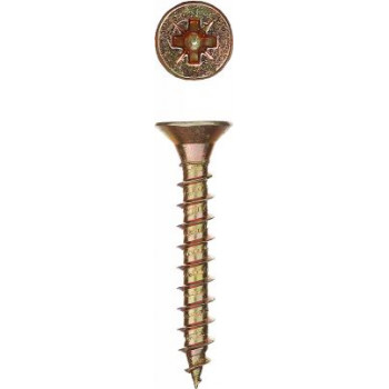 Шурупы по дереву, крестообразный шлиц PZ, желтопассивированные, 4-300391-50-025 ЗУБР