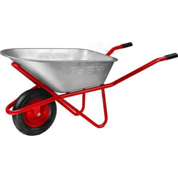 Тачка строительная одноколесная Т-12 90 л, 180 кг 39960 ЗУБР
