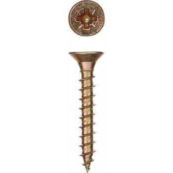 Шурупы по дереву, крестообразный шлиц PZ, желтопассивированные, 4-300391-35-035 ЗУБР