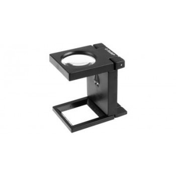 Лупа складная, на подставке, светодиодная подсветка, "Мастер" 40542-110 ЗУБР